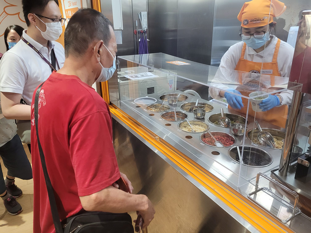 康栢義工與老友記同游合味道杯面體驗(yàn)活動(dòng)