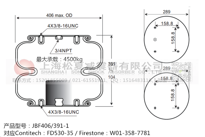 JBF406/391-2橡膠<a href='http://m.sc028ly.com/' target='_blank'><u>空氣彈簧</u></a>